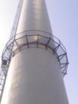 北京烟囱安装避雷针公司《烟筒平台制作安装-烟囱更换爬梯护网》