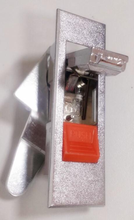 MS603B-2红钮，平面锁，电箱柜锁
