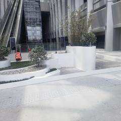 江苏盐城学校艺术混凝土泰科石坐凳