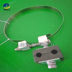 ADSS光缆引下夹具不锈钢带型引下线夹