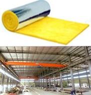 专业生产钢结构玻璃棉卷毡保温