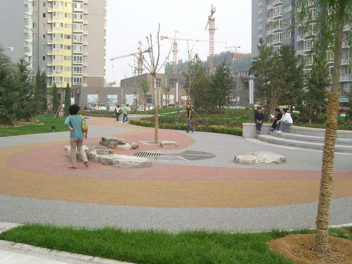 江苏公园 广场  幼儿园休闲步行道防滑路面铺装及材料供应商