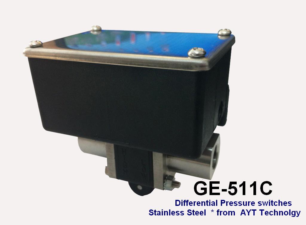 GE-511可调设定点型不锈钢差压开关