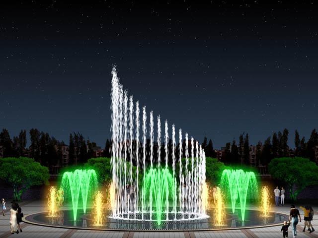 许昌音乐喷泉，许昌喷泉设计