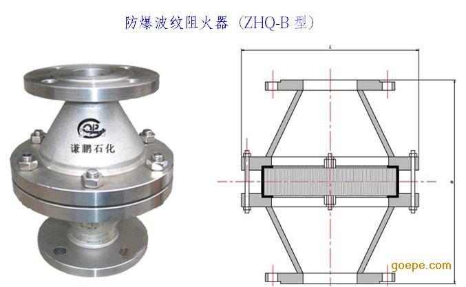 防爆波纹阻火器