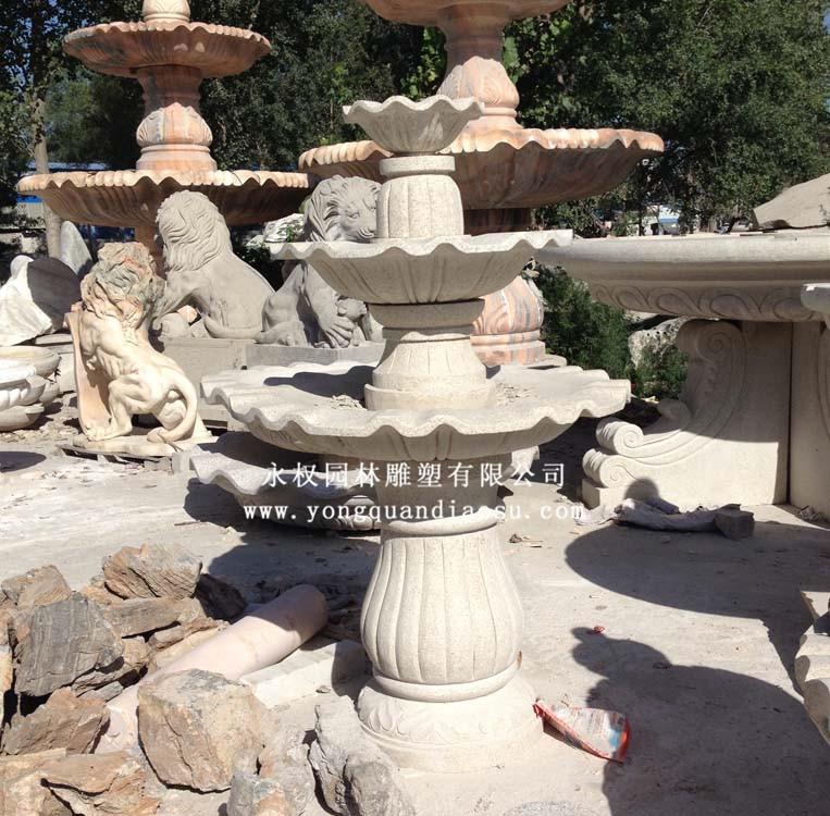 喷泉雕塑图片 石雕喷泉设计