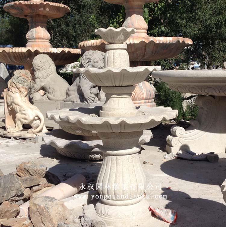 喷泉雕塑图片 石雕喷泉设计