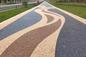 湖南胶粘石彩色透水地坪公园彩色透水路面建设