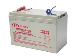 上海鸿贝蓄电池生产厂家供应太阳能路灯胶体免维护蓄电池