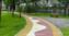 彩色透水沥青路面，艺术压花水泥地面，上海誉臻地坪涂料，海绵城市透水工程材料
