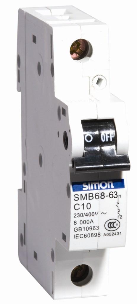 西蒙SMB68系列1P微型断路器