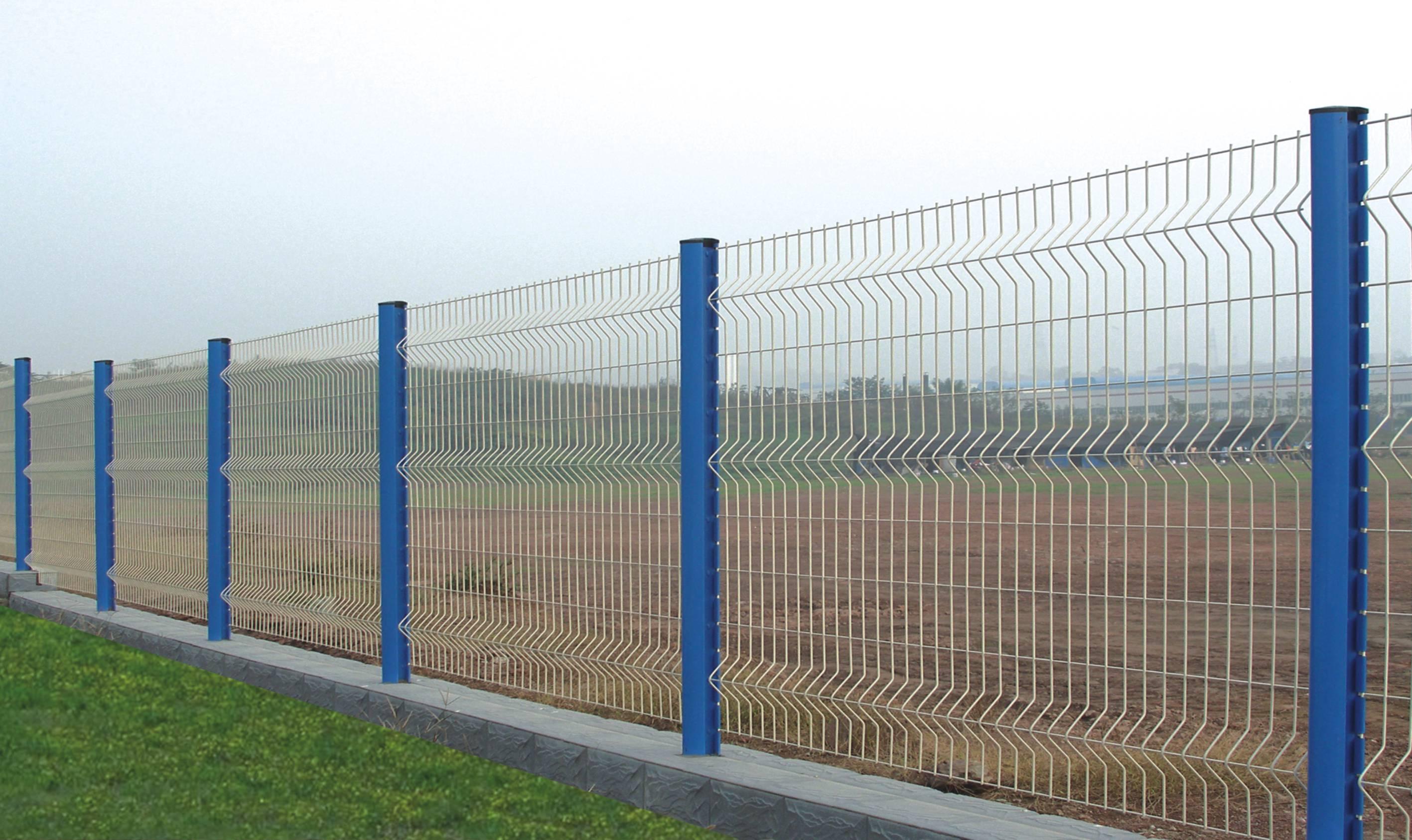 桃形立柱护栏网围栏网隔离安全铁丝网