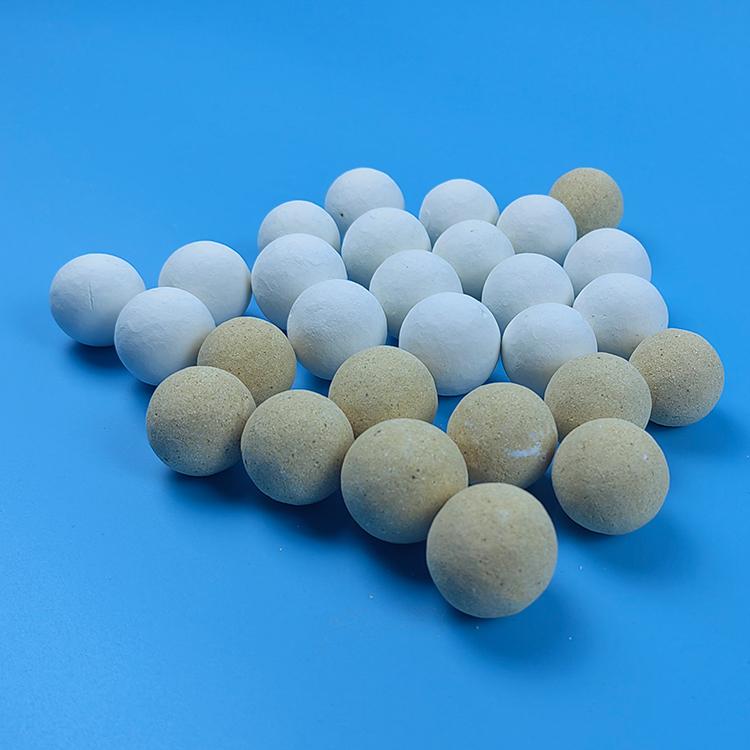 惰性氧化铝瓷球 填充覆盖球 填料支撑球 25mm