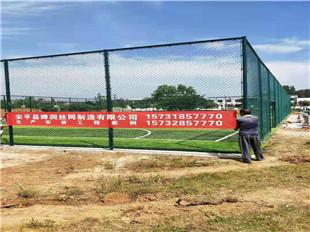 【广州绿色球场围网 运动场护栏网定做 足球场防护网】