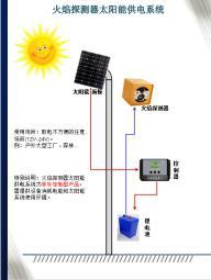 火焰探测器太阳能供电系统