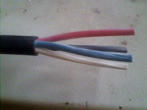 MYQ额定电压0.3/0.5KV MYQ轻型橡套电缆