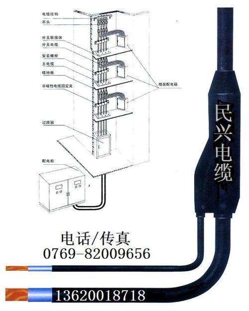 0.6/1KV预分支电缆YFD-ZR-YJV阻燃,交联电力电缆