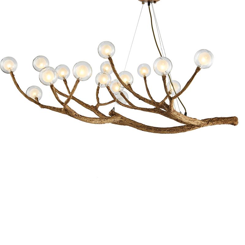 北欧创意后现代简约风格树枝灯餐厅样板房店铺客厅装饰吊灯灯具