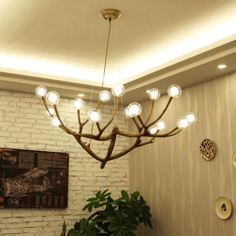 北欧创意后现代简约风格树枝灯餐厅样板房店铺客厅装饰吊灯灯具