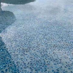 北京砾石聚合物彩色艺术地坪 混凝土砾石地坪材料厂家