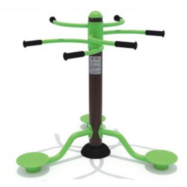 公园户外健身器材体能康复设施漫步机扭腰器太极推手健身路径生产厂家
