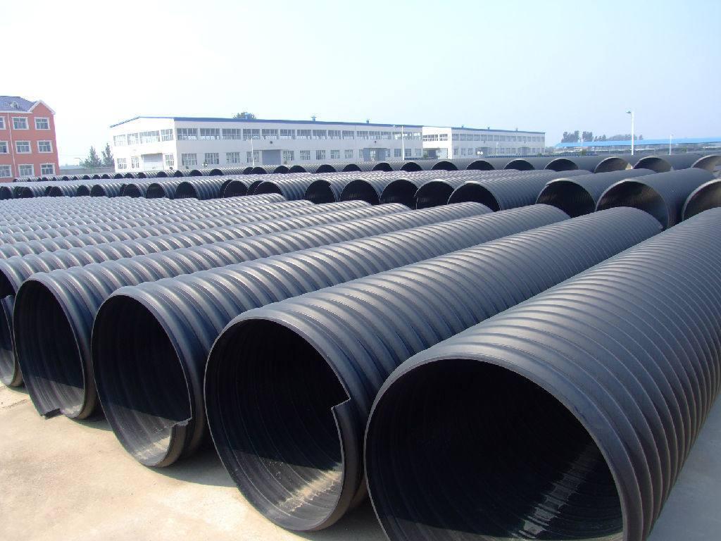 厂家直销HDPE钢带波纹管 大口径钢带增强螺旋波纹管排污管