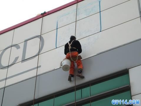 温岭市大厦玻璃幕墙清洗