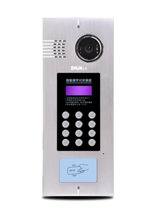 广西4芯加视频楼宇对讲系统彩色可视对讲黑白可视门铃分机