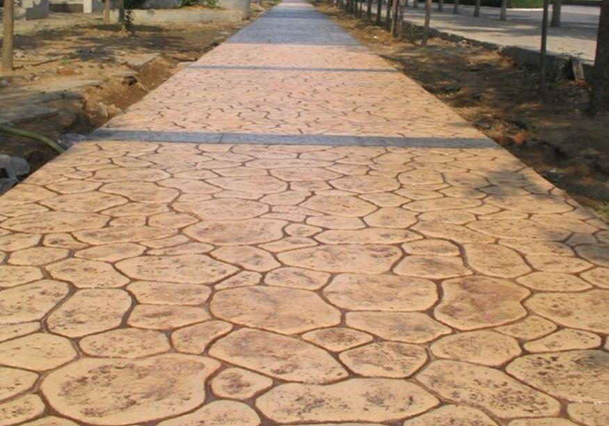 海南三亚压模地坪混凝土材料厂家艺术压花地坪的特性
