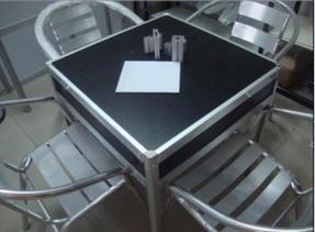 简易展桌 标准铝合金桌 展览洽谈桌 展会标摊桌椅 咨询桌椅价格