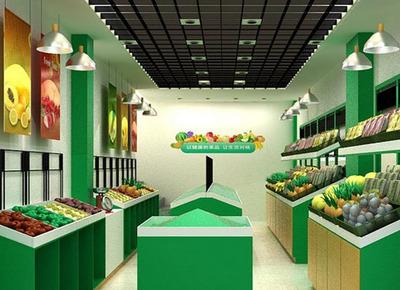有创意的郑州水果店面装修设计攻略