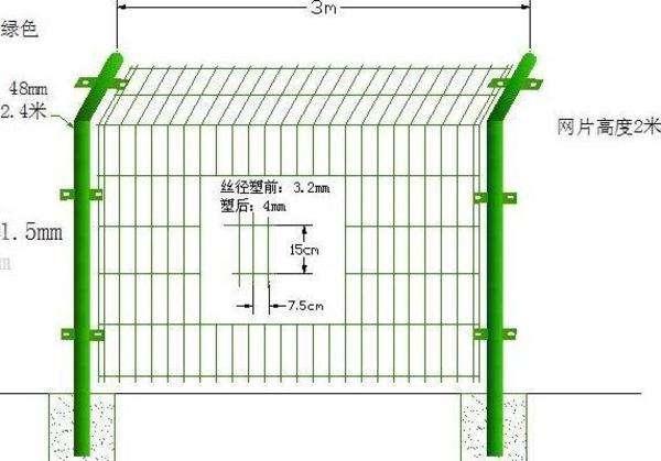 深圳花园围栏网 双边护栏网 铁丝网
