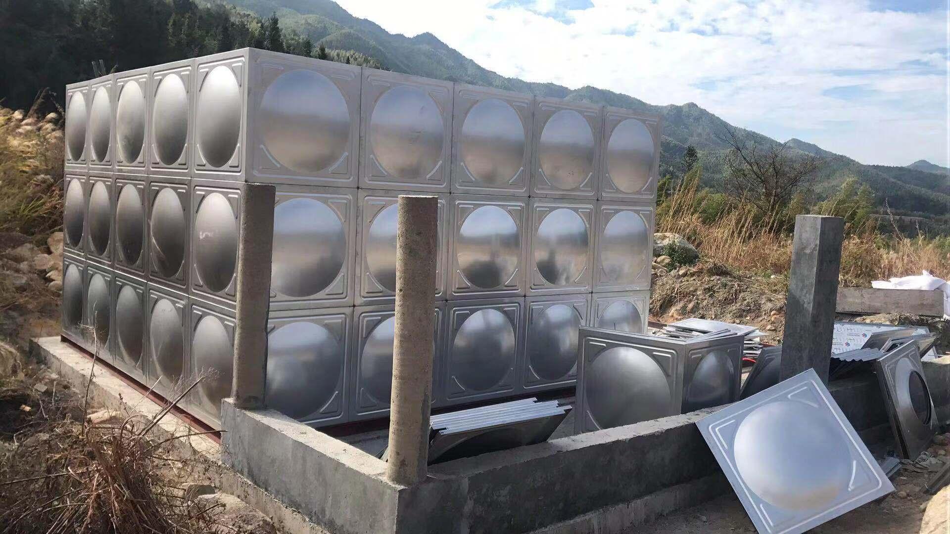 不锈钢方形水箱厂家直销 焊接保温水箱304 组合消防水箱价格