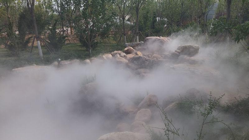 游景区人造雾喷雾降温酒店度假村景观雾化工程
