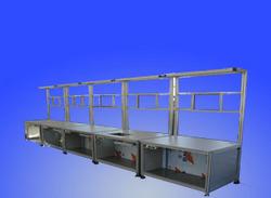 供应工业支架 铝型材 工作台 物料架-大连伊通科技