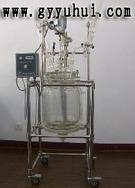 西安予辉生产销售双层玻璃反应器 双层玻璃反应釜