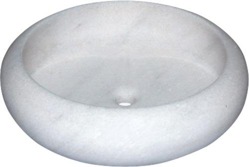 圆形白色大理石洗手盆SINK 191M