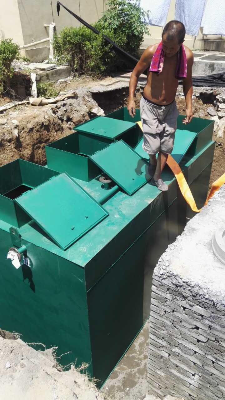 农村生活污水处理设备施工方案
