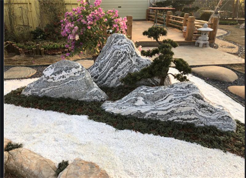 雪浪石切片制作 泰山石雪浪石厂家 园林景观自然雪浪石