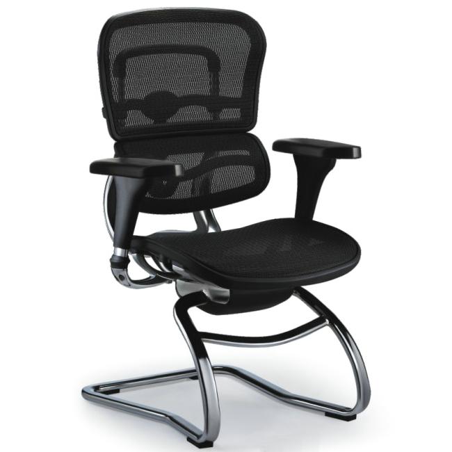 联友椅业金豪SG-LAM办公职员椅家具功能职员椅定制弓型职员椅