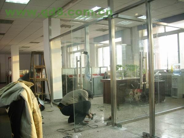 北京安装玻璃门维修玻璃门地弹簧