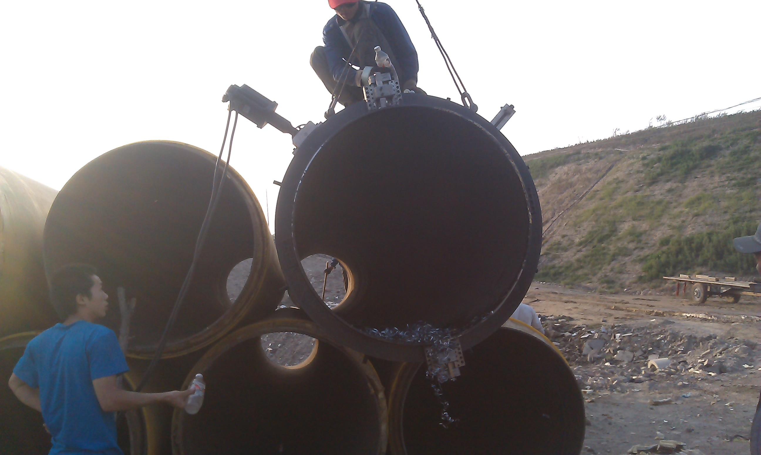 石油天然气管道切割坡口机 切割外径25-1230mm 上海懿田机械