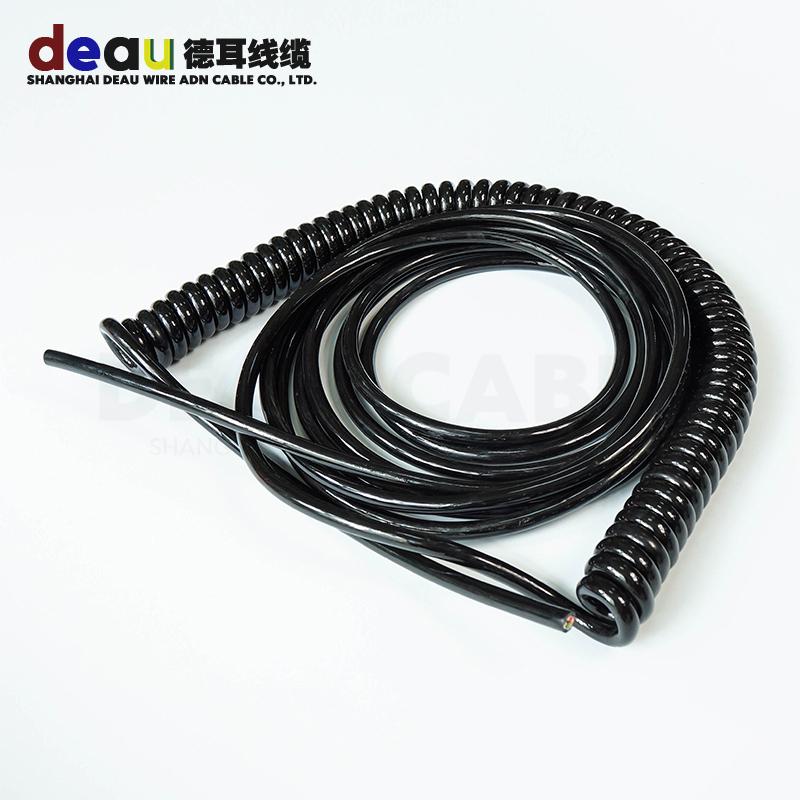 4*1.5 四芯高回弹性螺旋电缆