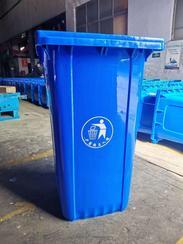 双龙塑料垃圾桶 240升加厚挂车垃圾桶 环卫垃圾桶