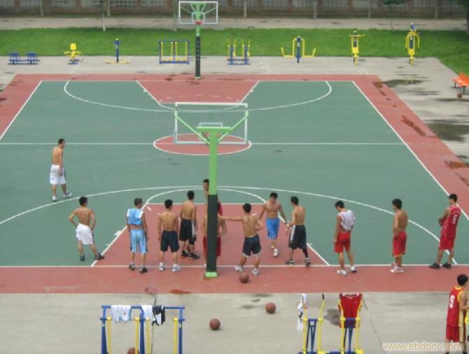 塑胶篮球场涂料供应  弹性丙烯酸网球场涂料供应