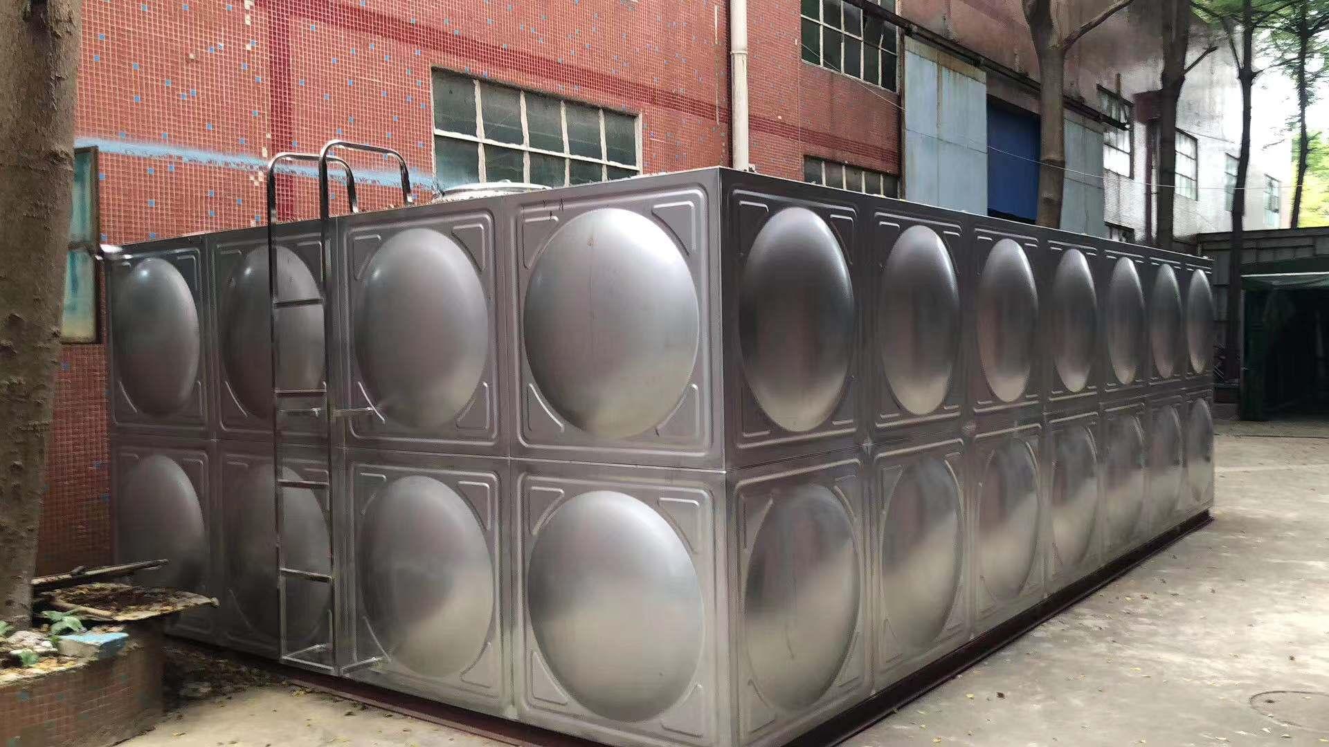 揭阳不锈钢方形水箱价格，方形消防水箱304定制做 焊接式保温水箱厂家直销