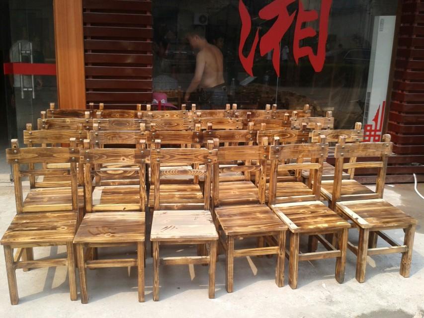 农家乐农庄桌椅网红中国风炭烧木仿古餐厅台凳