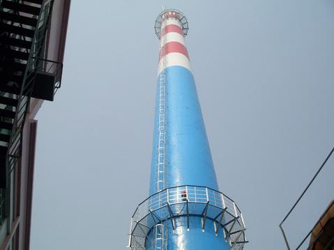 烟囱刷色环专业施工烟囱标志制作（江苏三里港高空）