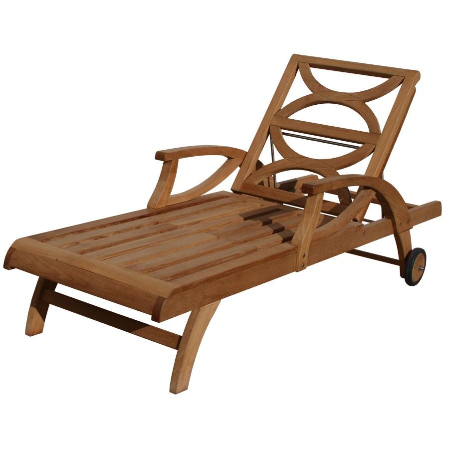 厂家批发定做高端实木沙滩椅，柚木休闲躺床组合