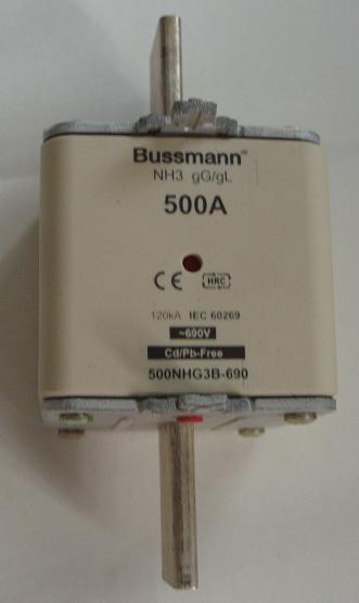 BUSSMANN低压高分断熔断器NH刀型500V/690V